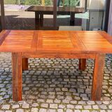 Extendable dining table in solid acacia 190cm