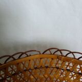Wicker rattan pendant lampshade