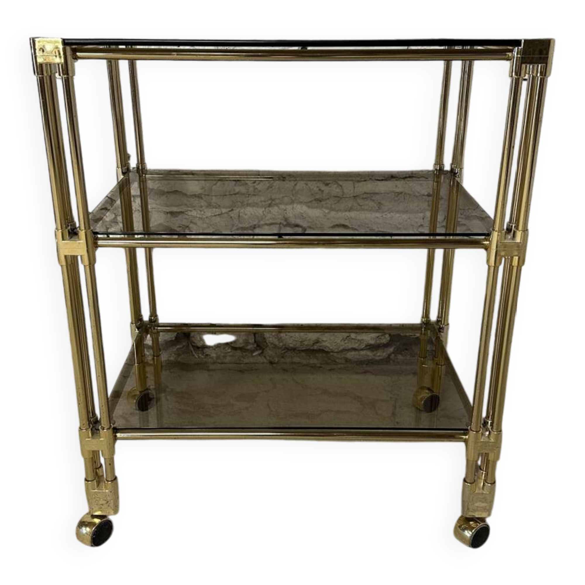 Desserte chariot a roulette vintage
