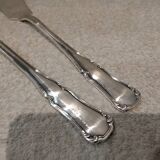 Ercuis Valencay pattern 2-piece silver-plated fish serving set