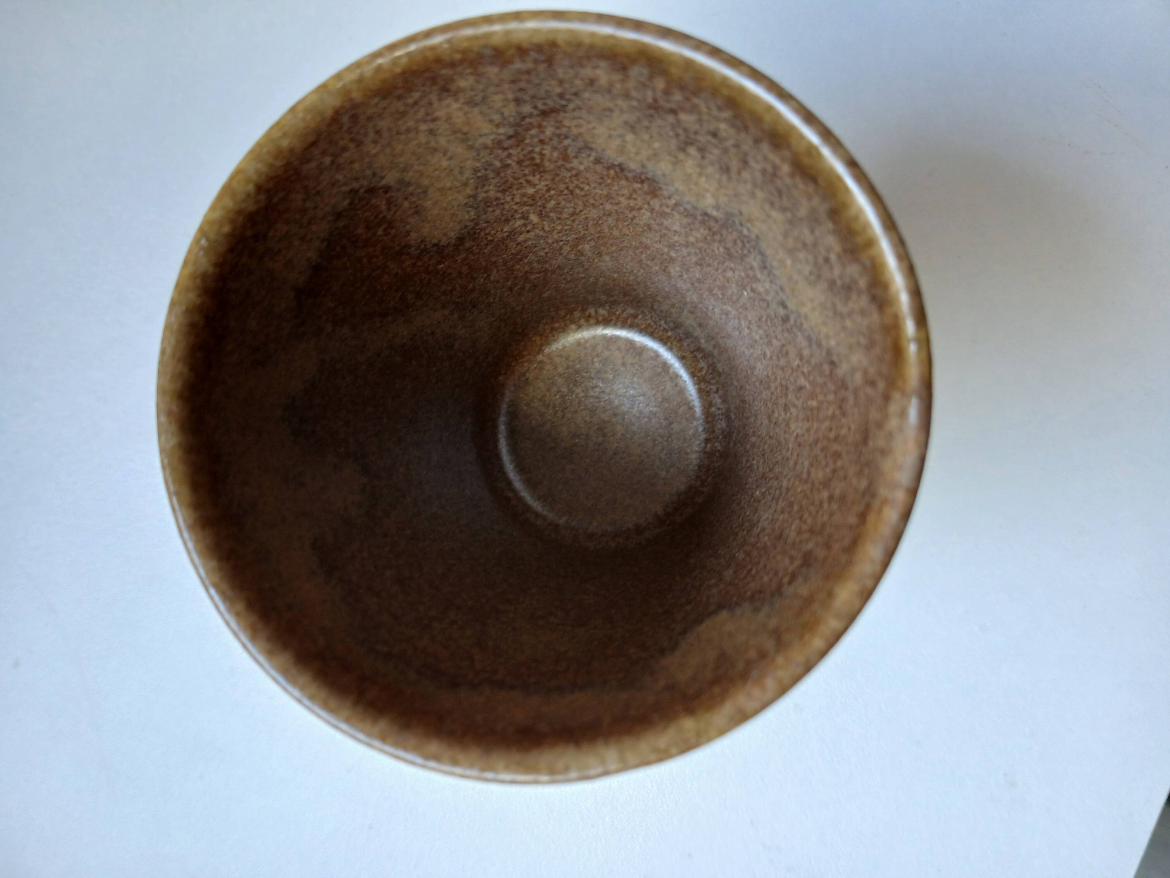 vintage stoneware glasses