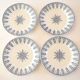 4 assiettes Terre de Fer modèle Annam
