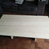 Table basse en travertin