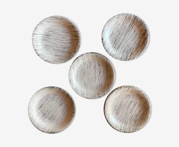 5 assiettes Salins Bazas