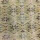 Distressed Turkish Runner 190x82 cm wool Vintage rug, Overdyed Yellow, Black