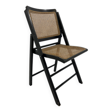 Chaise en rotin, années 1970