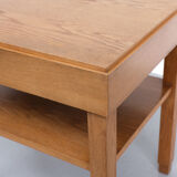 Dutch art deco oak side table 1930s