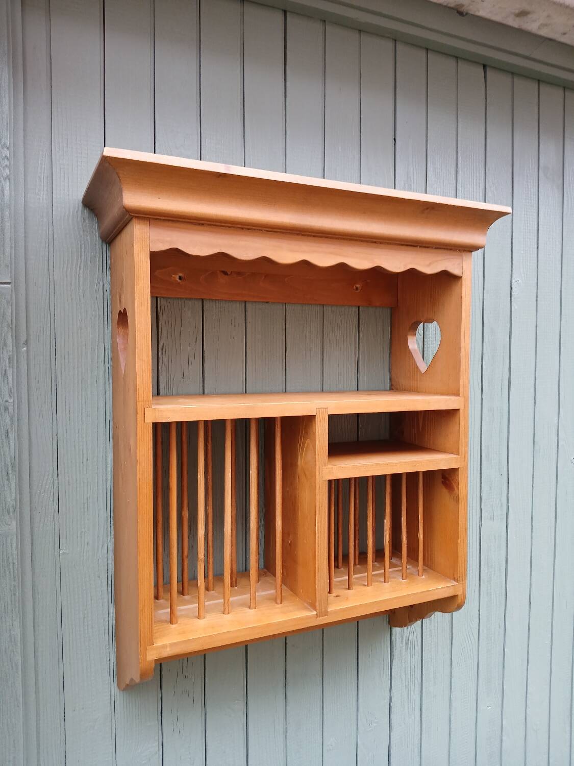 Wooden wall shelf/dresser