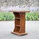 Vintage wooden furniture, wooden console, altar, end table, desk