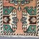 Small Vintage Turkish Rug 87x56 cm, Short Runner, Tribal, Shabby, Mini Carpet
