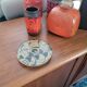 Vintage ceramic candle holder