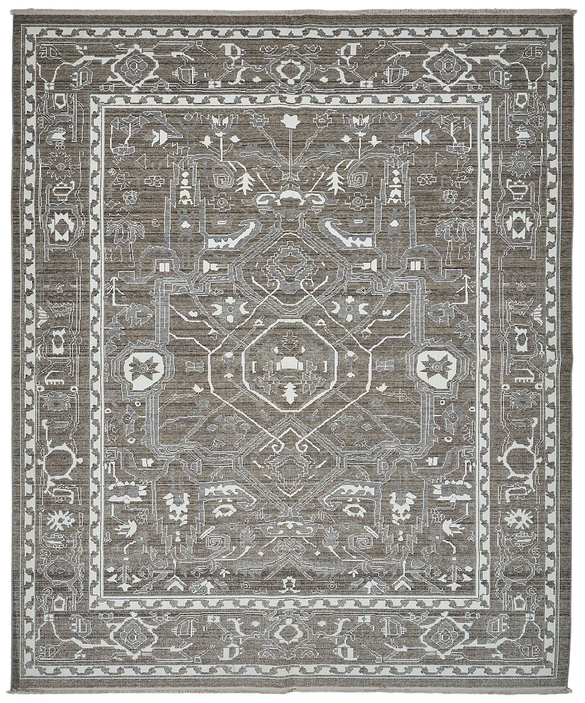Turkish Handcrafted Loom Oushak Rug 248 cm x 300 cm