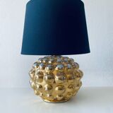 Gold bubble ceramic lamp