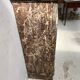 Louis XIV style fireplace in speckled red marble, 19th century.