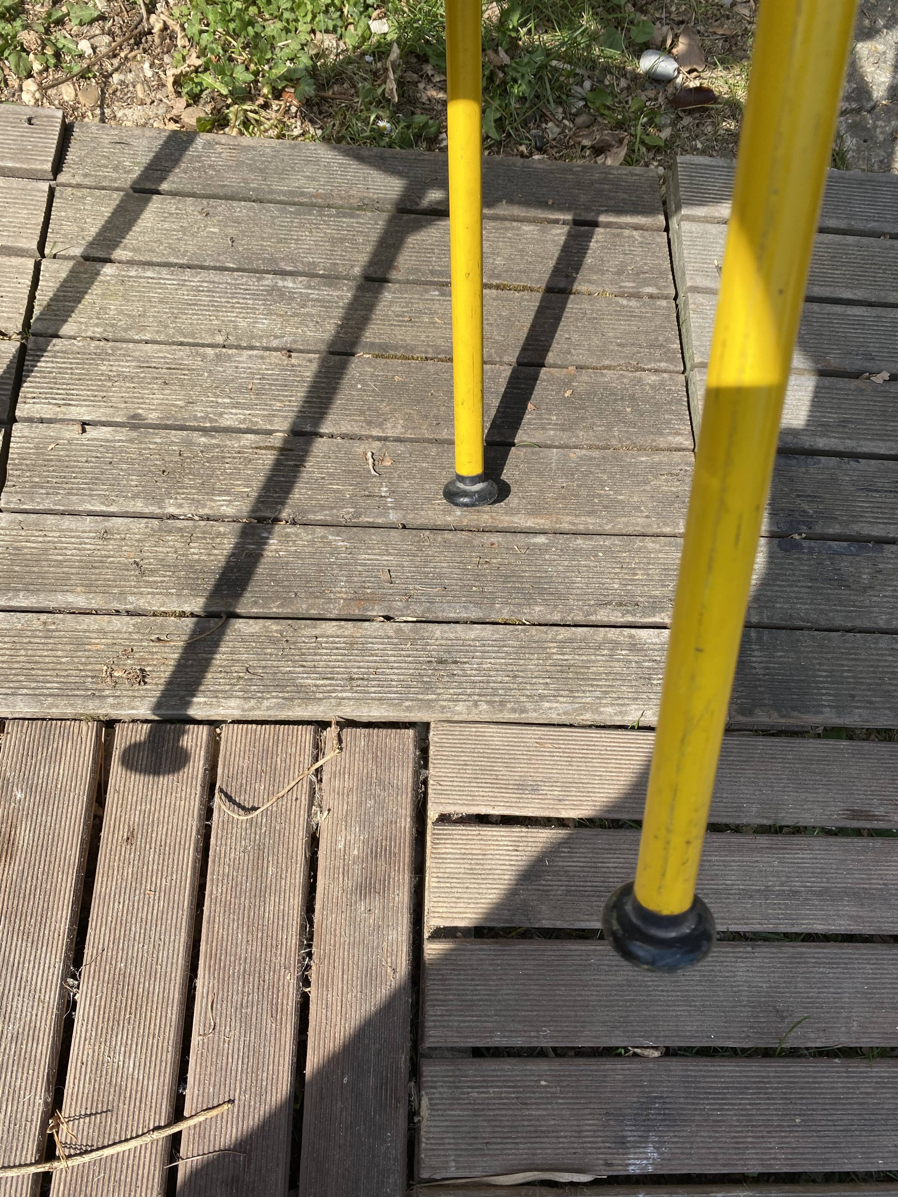 Set of eight metal garden chairs 1980s