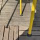 Set of eight metal garden chairs 1980s