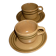 Pair of 2 Savoie Sarreguemines cups and saucers