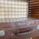 Former vintage suitcase "La Mondiale"