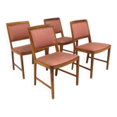 Set of 4 chairs "Facett 4-132", Bertil Fridhagen, Bodafors, Sweden, 197