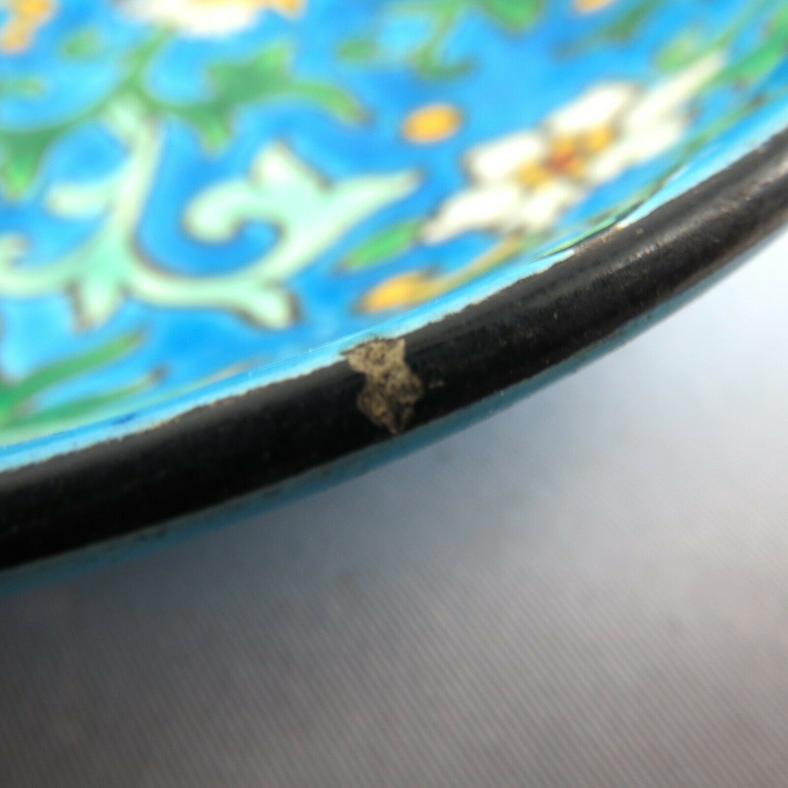 Cup burgundy enamels Old ceramic cracked earthenware