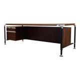 Bureau en palissandre, design italien, années 1970, designers : Ico et Luisa Parisi, manufacture