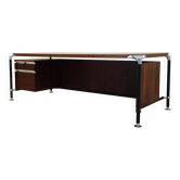Rosewood desk, Italian design, 1970s, designers: Ico & Luisa Parisi, manufa