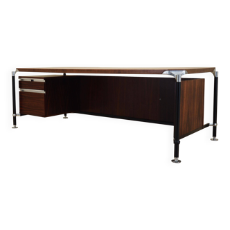 Rosewood desk, Italian design, 1970s, designers: Ico & Luisa Parisi, manufa