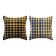Set of 2 vintage kilim cushion covers 41x41 cm