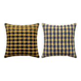 Set of 2 vintage kilim cushion covers 41x41 cm