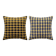Set of 2 vintage kilim cushion covers 41x41 cm