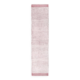 Tapis 2x10 pour couloir rose et Beige, tapis de course Vintage turc, 61x291Cm SK 34962