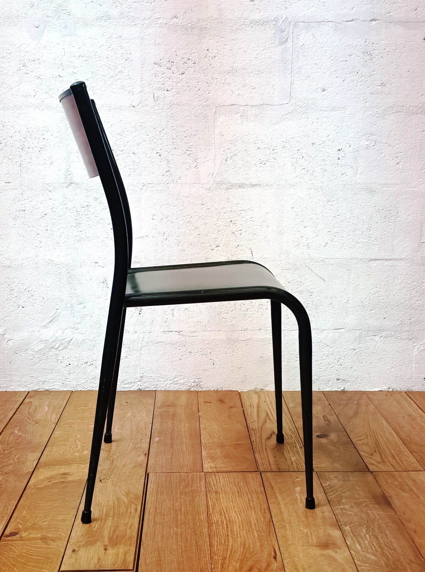 Vintage Mullca leather chair, 50s