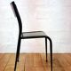 Vintage Mullca leather chair, 50s