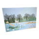 Tapestry, lakeside scene by Henri Rousseau