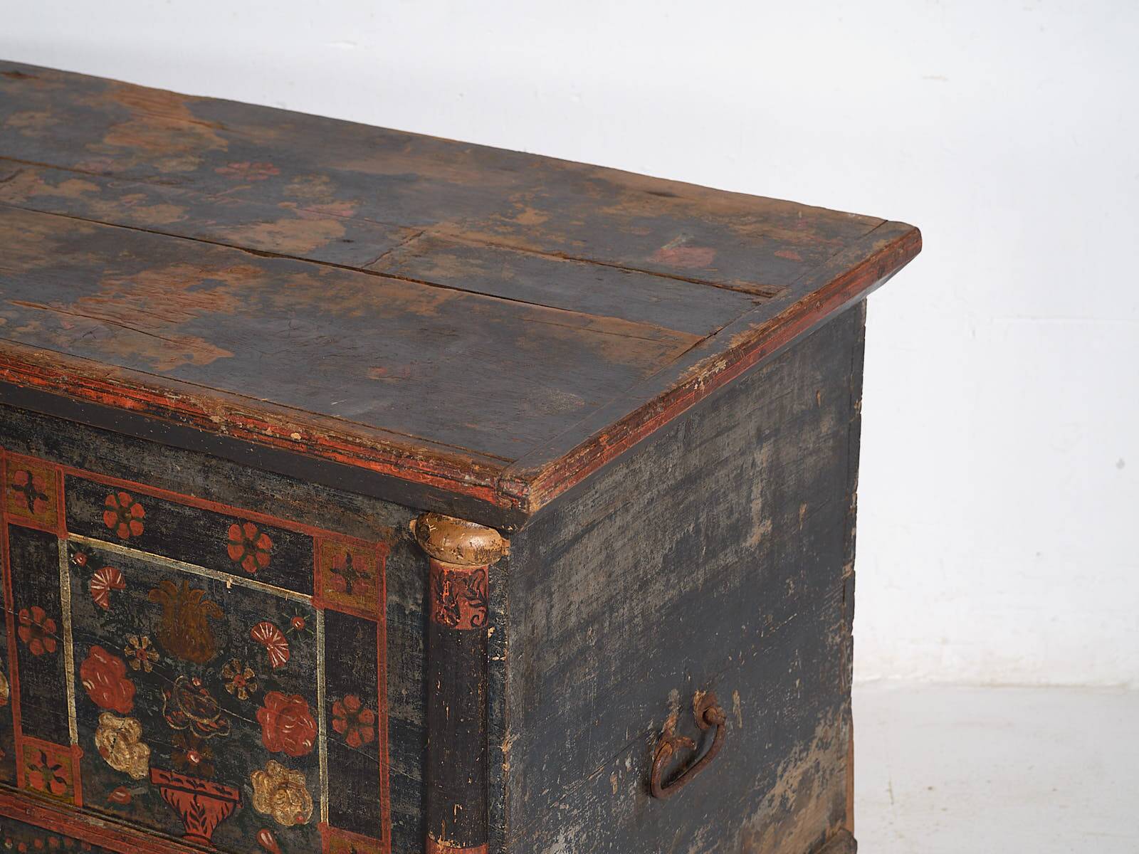 Antique painted chest (c.1870) #28