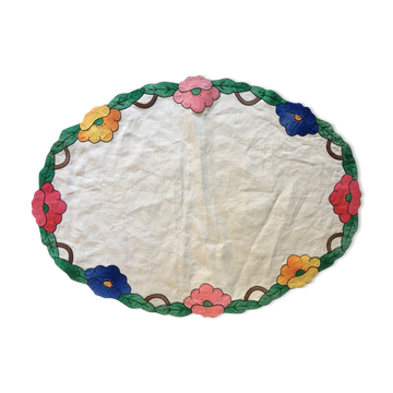 Napperon oval vintage 35x49