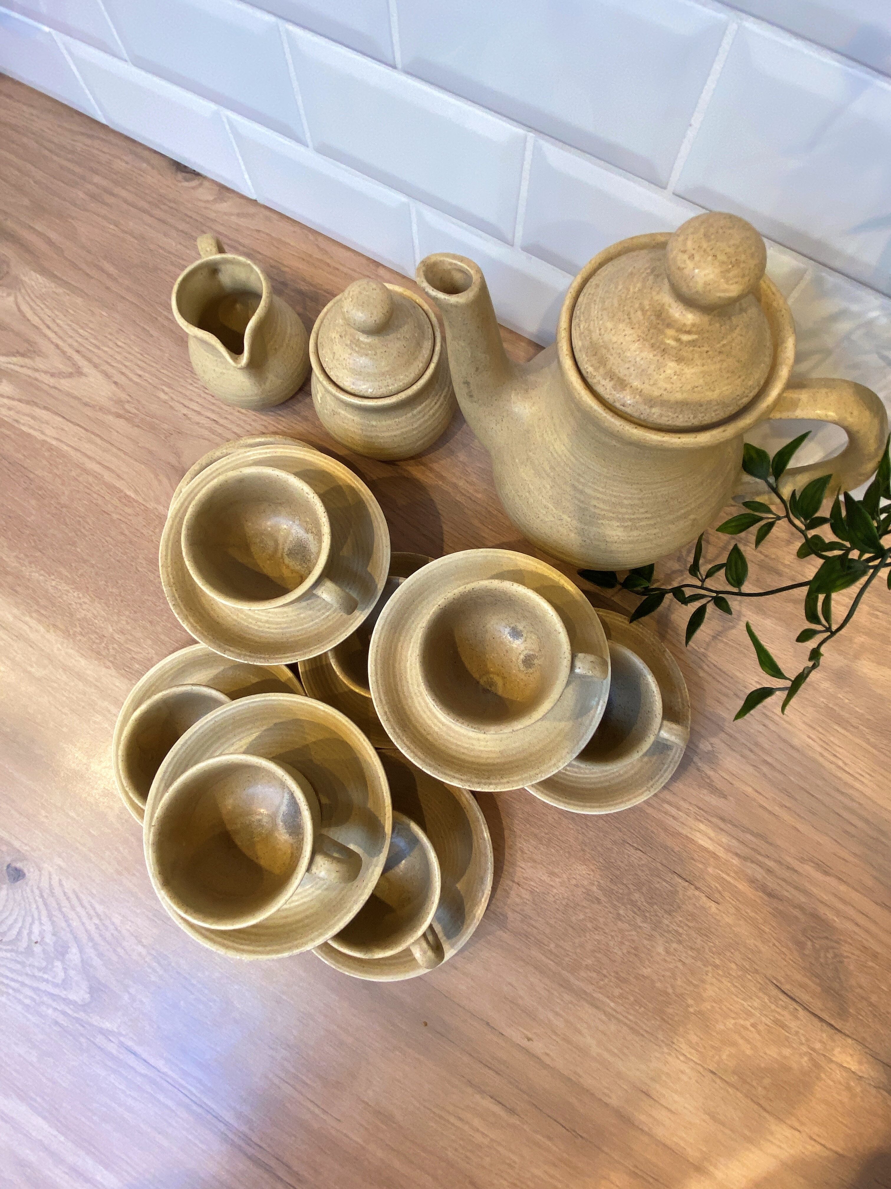 Stoneware coffee service