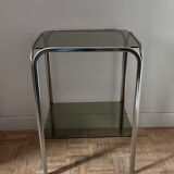 Service table with shelf