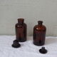 Bottles of pharmacy in amber glass, capacity 1 liter