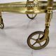 Vintage brass bar trolley service