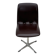 Space Age Swivel Chair Chocolate Brown Skai