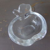 Cendrier en cristal forme pomme