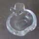 Apple-shaped crystal ashtray