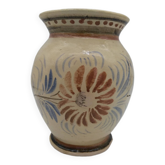 Henriot Quimper vase. HR. With floral decoration.