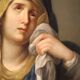 Antique painting of the Virgin of Sorrows from the 18th century