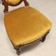 Umbertine chairs in walnut - Italy late 19th century