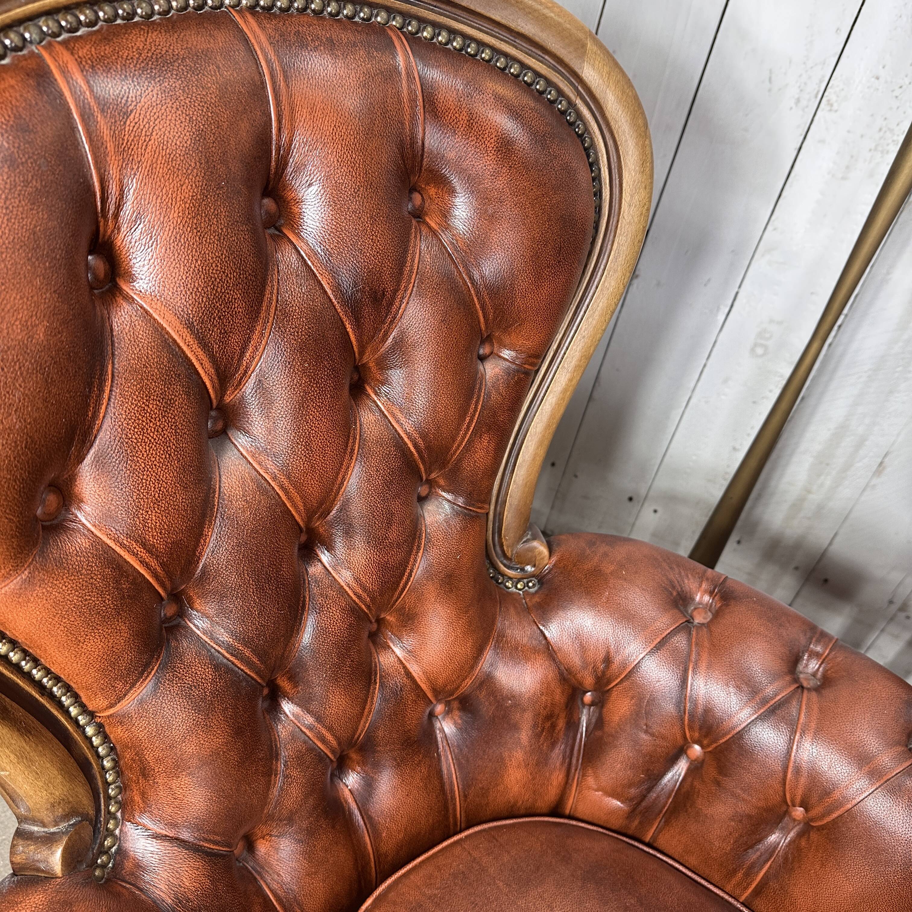 Chesterfield upholstered living room