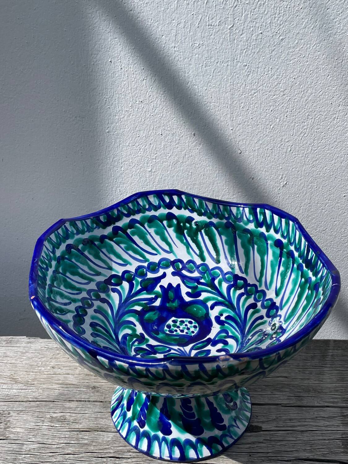 Fajalauza ceramic fruit bowl