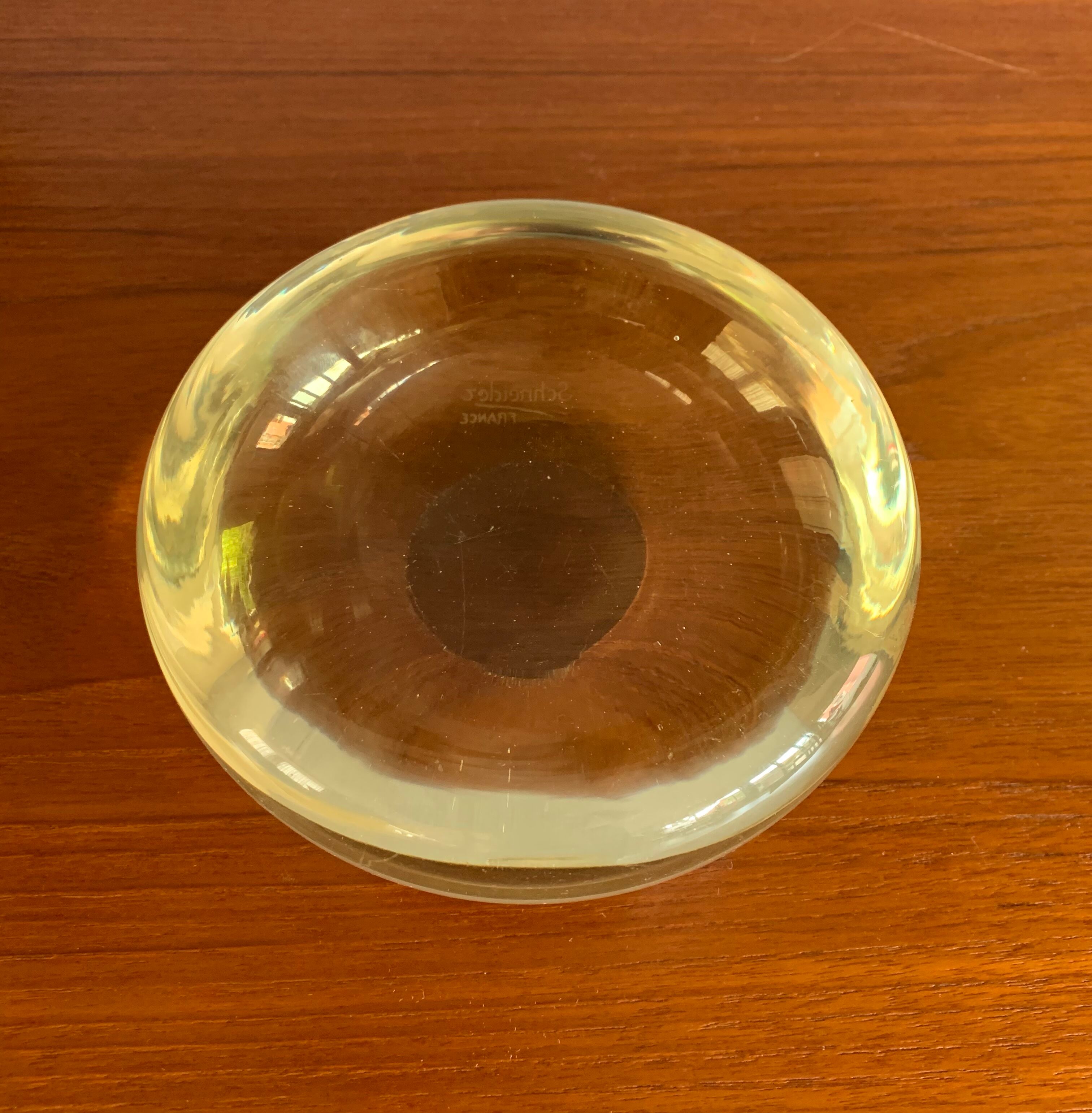 Empty very thick glass pockets Charles Schneider