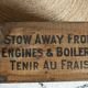 Caisse en bois Nestlé